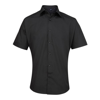 Supreme Poplin Short Sleeve Shirt in black