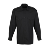 Long Sleeve Pilot Shirt in black