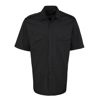 Short Sleeve Pilot Shirt in black