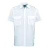 Short Sleeve Pilot Shirt in light-blue