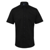 Signature Oxford Short Sleeve Shirt in black