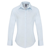 Women'S Supreme Poplin Long Sleeve Shirt in light-blue