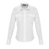 Women'S Long Sleeve Pilot Shirt in white