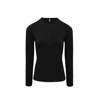 Women'S Long John Roll-Sleeve Tee in black