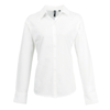 Women'S Signature Oxford Long Sleeve Shirt in white
