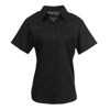 Women'S Signature Oxford Short Sleeve Shirt in black