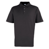Stud Polo in black