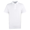 Stud Polo in white