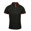 Women'S Contrast Coolchecker® Polo in black-orange