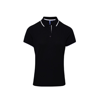 Women'S Contrast Coolchecker® Polo in black-white