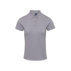 Women'S Coolchecker Plus Piqué Polo With Coolplus® in silver