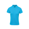 Women'S Coolchecker Plus Piqué Polo With Coolplus® in turquoise