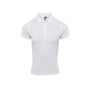 Women'S Coolchecker Plus Piqué Polo With Coolplus® in white