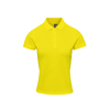 Women'S Coolchecker Plus Piqué Polo With Coolplus® in yellow