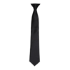 Colours' Satin Clip Tie in black