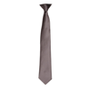 Colours' Satin Clip Tie in dark-grey