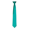 Colours' Satin Clip Tie in emerald