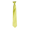 Colours' Satin Clip Tie in lime