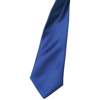 Colours' Satin Clip Tie in marine-blue