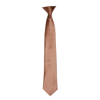 Colours' Satin Clip Tie in mocha