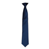 Colours' Satin Clip Tie in navy