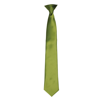 Colours' Satin Clip Tie in oasis-green