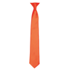 Colours' Satin Clip Tie in orange