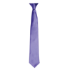 Colours' Satin Clip Tie in purple