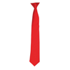 Colours' Satin Clip Tie in red