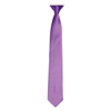 Colours' Satin Clip Tie in rich-violet