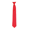 Colours' Satin Clip Tie in strawberry-red