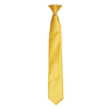 Colours' Satin Clip Tie in sunflower