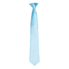 Colours' Satin Clip Tie in turquoise