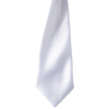 Colours' Satin Clip Tie in white