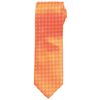 Mini Squares Tie in orange