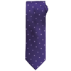 Woven Squares Tie in purple