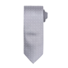 Micro Dot Tie in silver-white