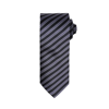 Double Stripe Tie in black-darkgrey