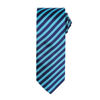 Double Stripe Tie in turquoise-navy