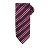 Waffle Stripe Tie in burgundy-aubergine