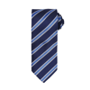 Waffle Stripe Tie in navy-royal