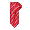 Waffle Stripe Tie in red-burgundy