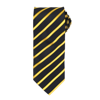 Sports Stripe Tie in black-gold