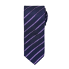 Sports Stripe Tie in navy-purple