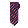 Sports Stripe Tie in navy-red