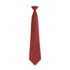 Colours Fashion Clip Tie in burgundy