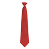 Colours Fashion Clip Tie in red