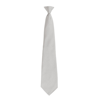 Colours Fashion Clip Tie in silver