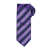 Club Stripe Tie in purple-navy