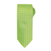 Squares Tie in lime